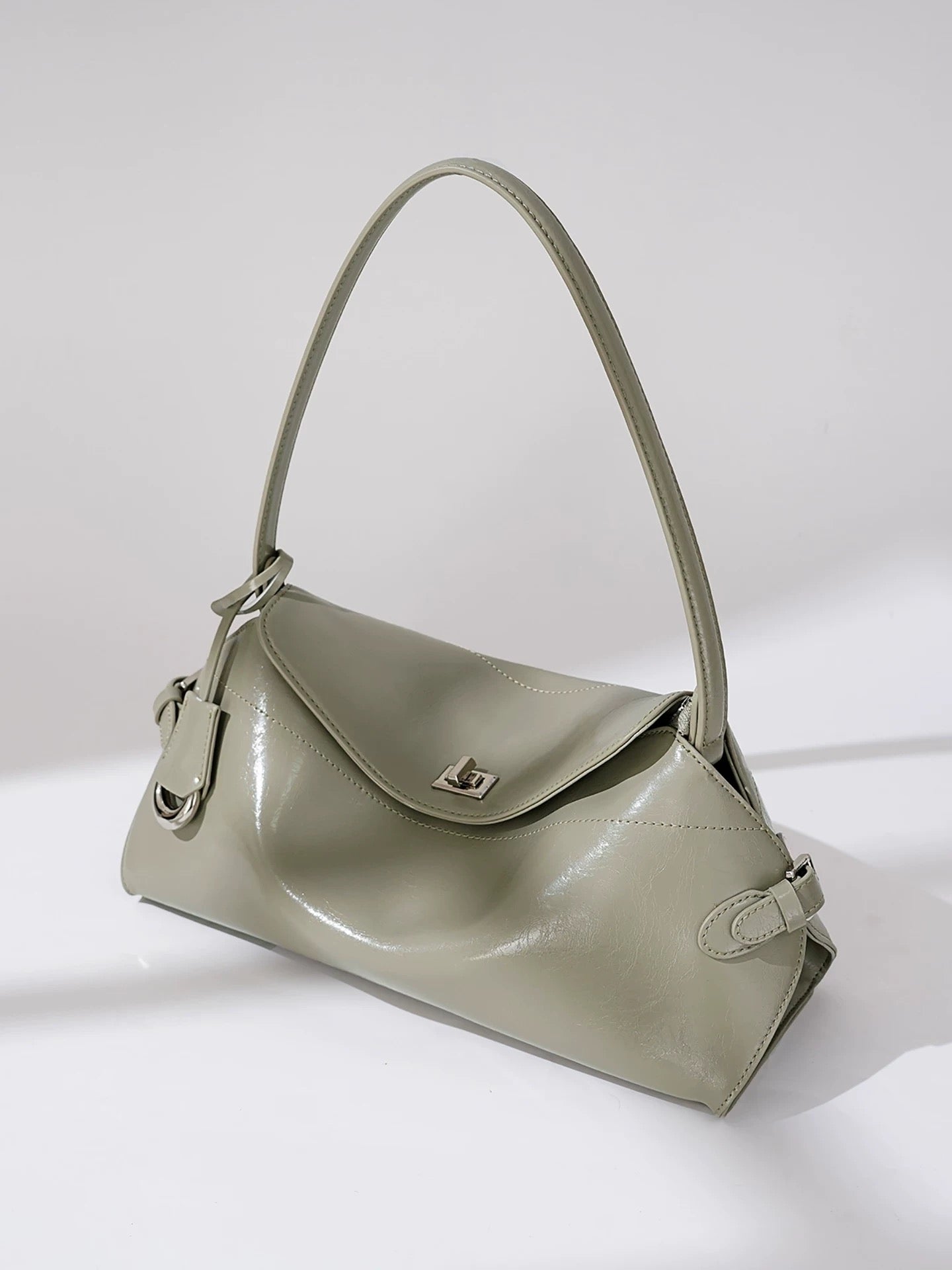 👜 Aylana Bag — Elegant Genuine Cowhide Leather Bag with Long Adjustable Strap