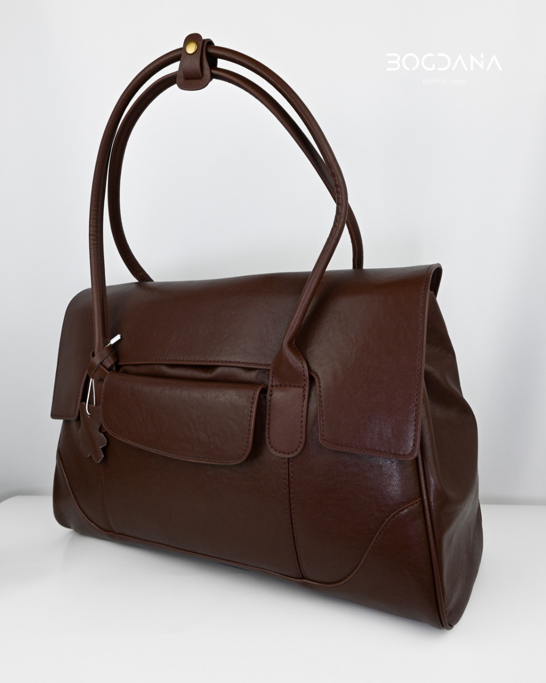 Silhouette Noir Genuine Leather Shoulder Bag