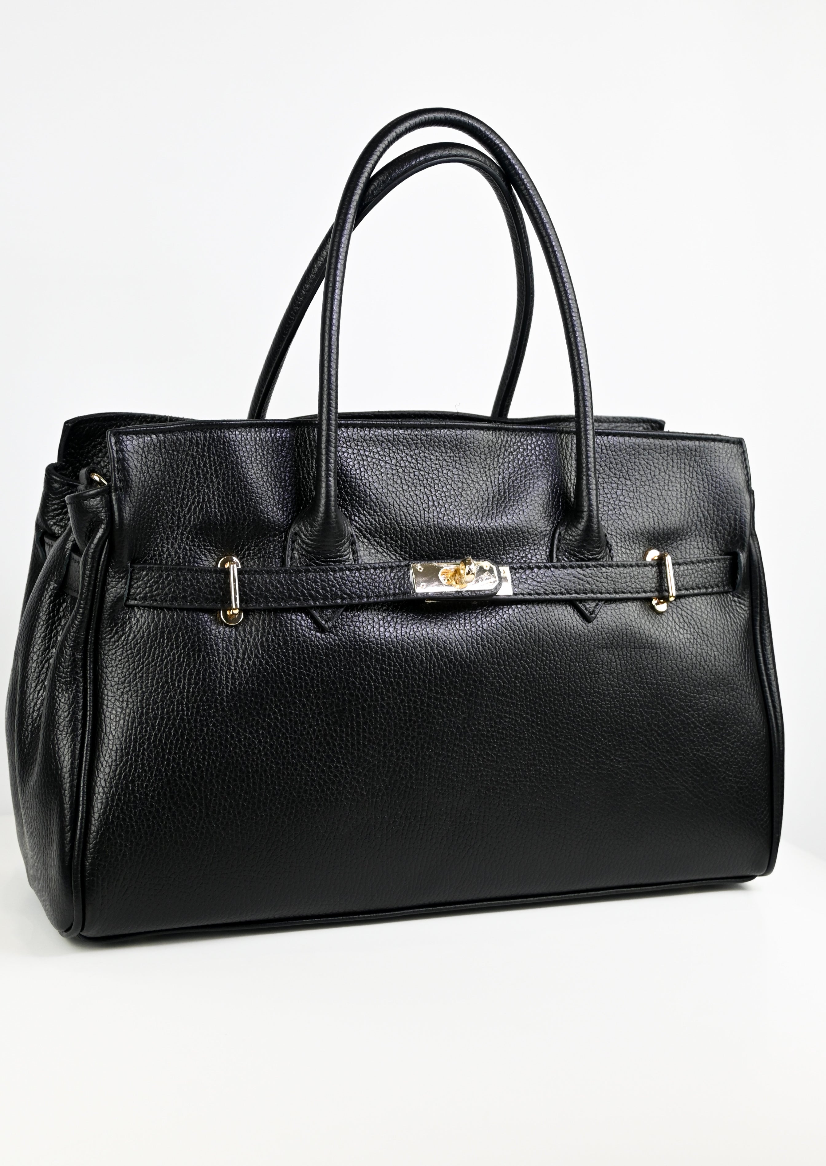 Elegant Italian Leather Tote Bag