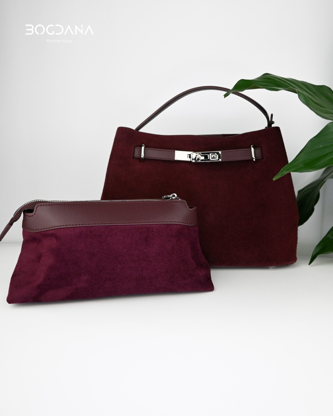 Velora Suede Elegance Bag