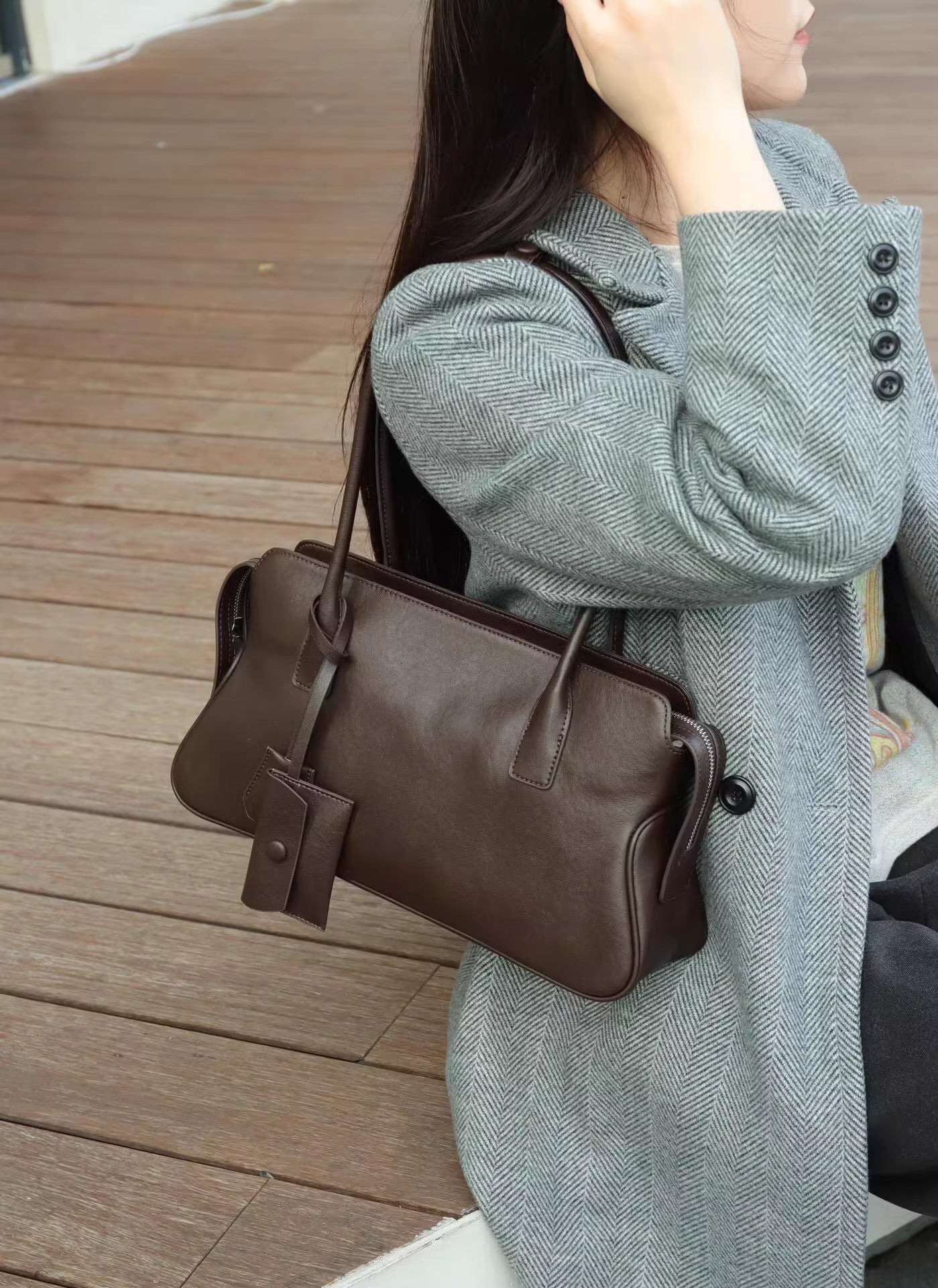 “Lusso Classico” Leather bag