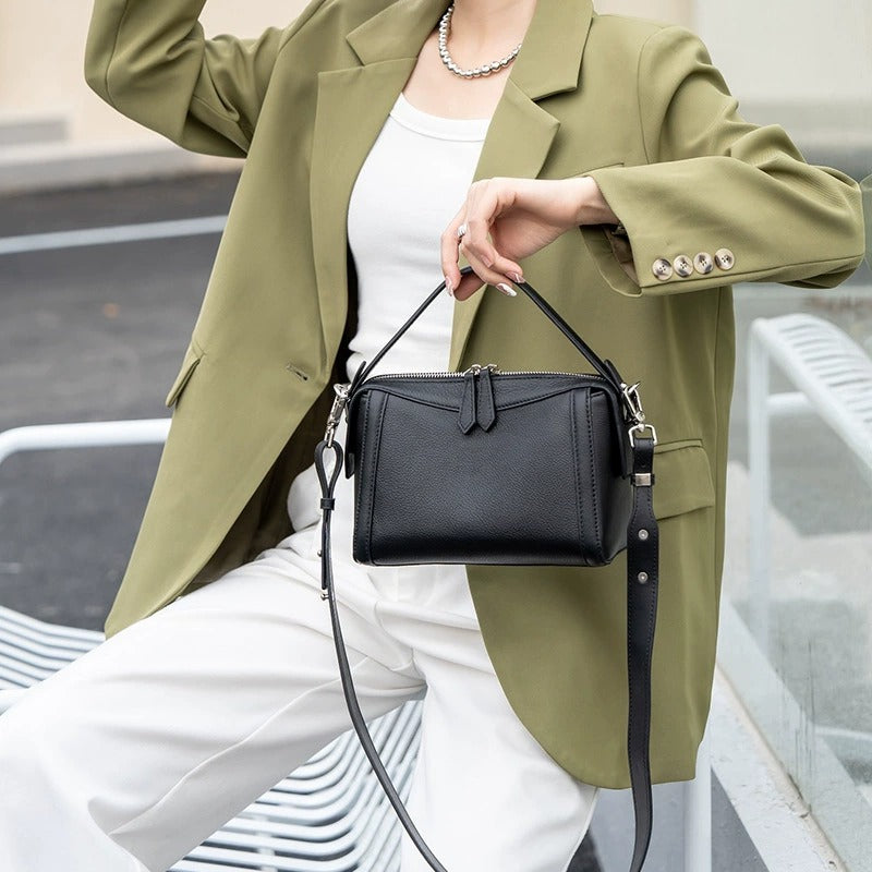 Silhouette Luxe | Genuine Leather Shoulder Bag