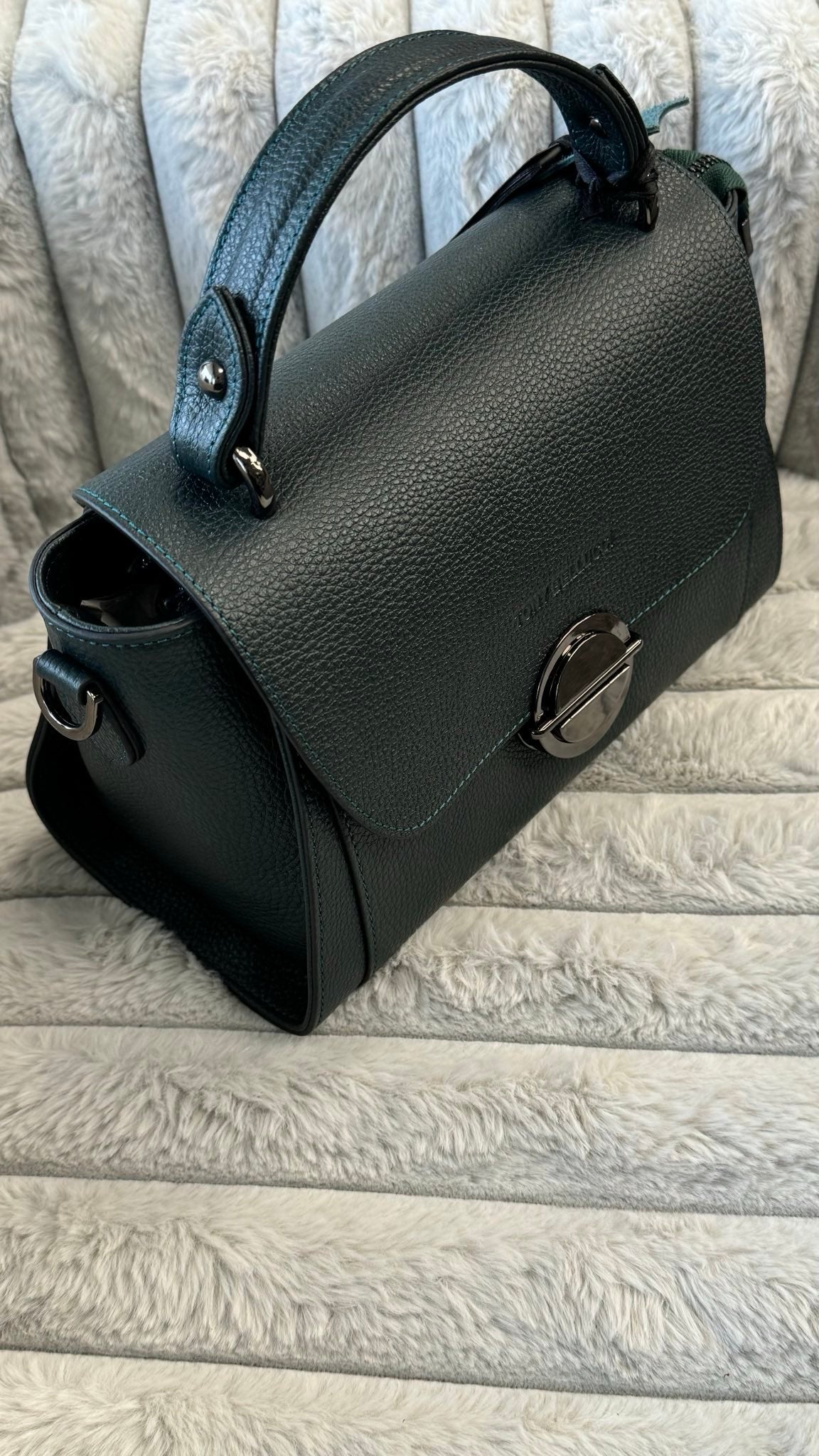 Stylish Leather Bag for Business Women Made in Italy