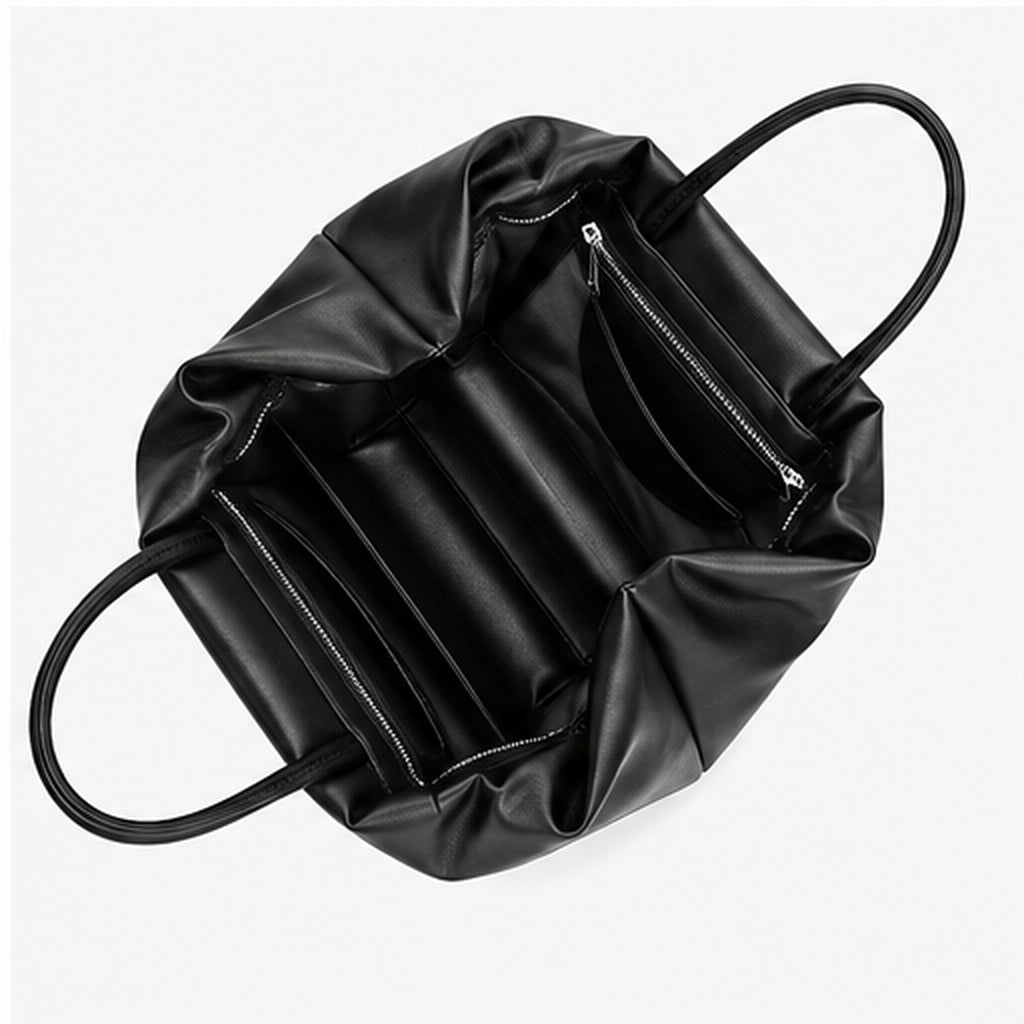 THE AVELINE TOTE – Genuine Leather Oversized Handbag
