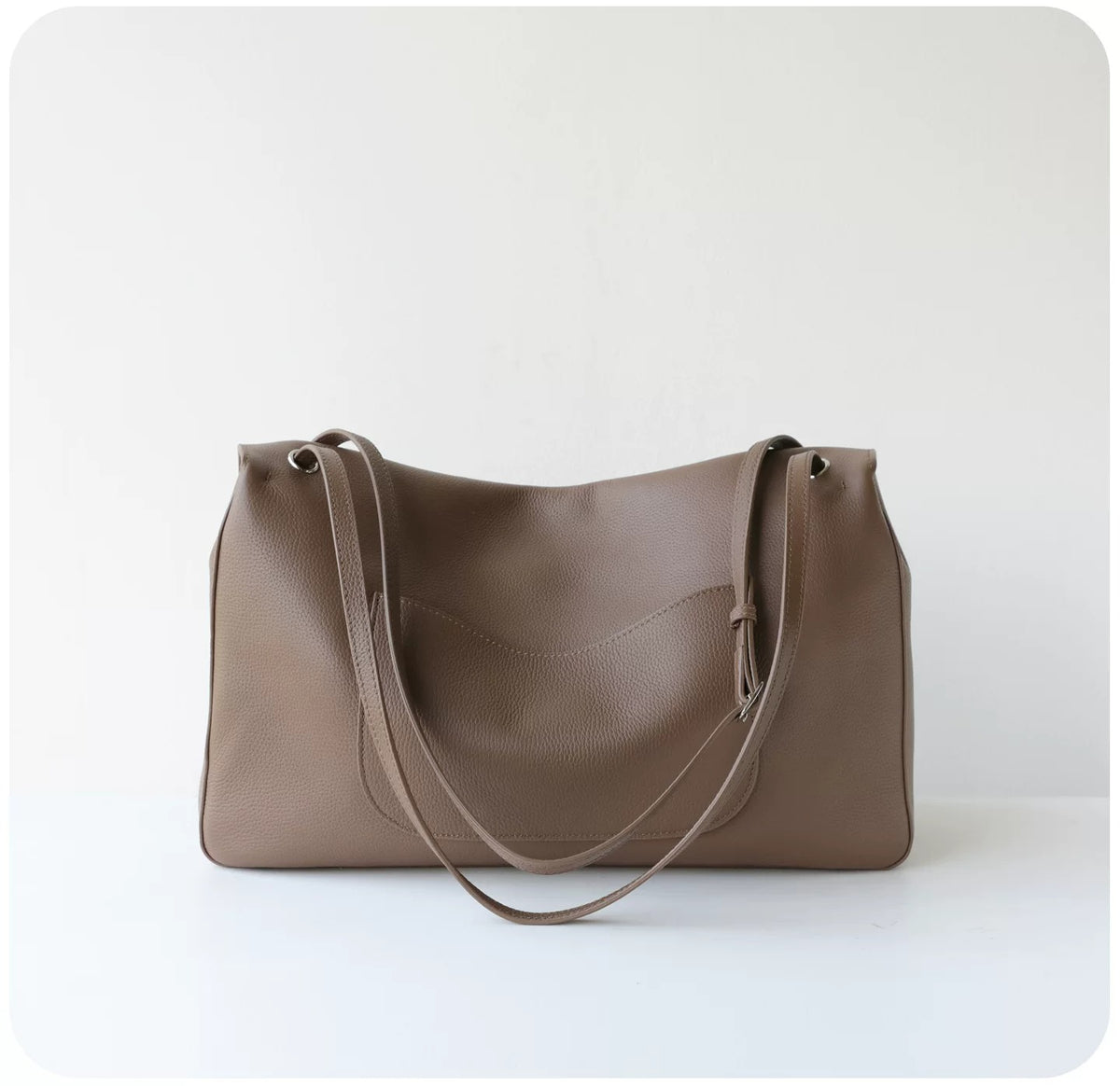 Classic Duo — Genuine Leather Shoulder Bag