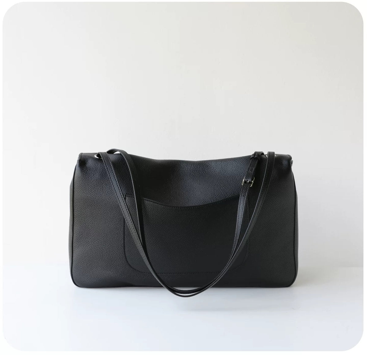 Classic Duo — Genuine Leather Shoulder Bag