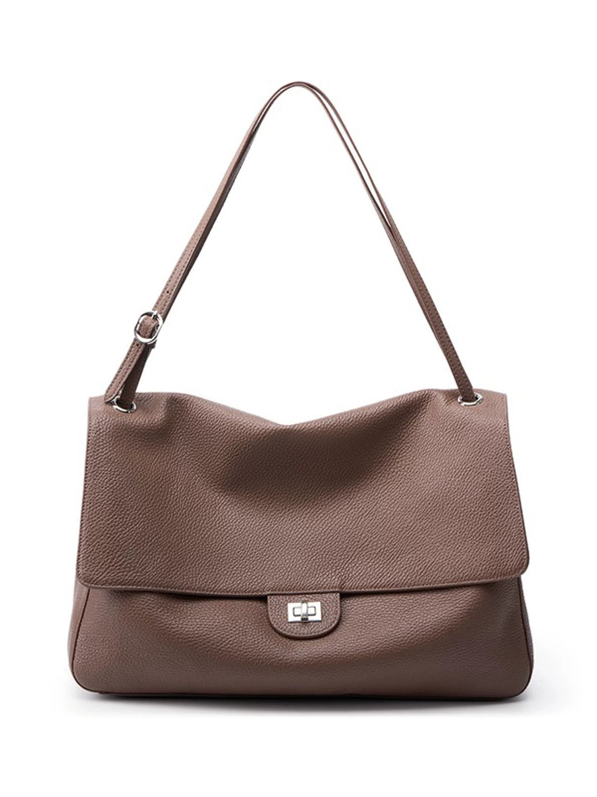 Classic Duo — Genuine Leather Shoulder Bag