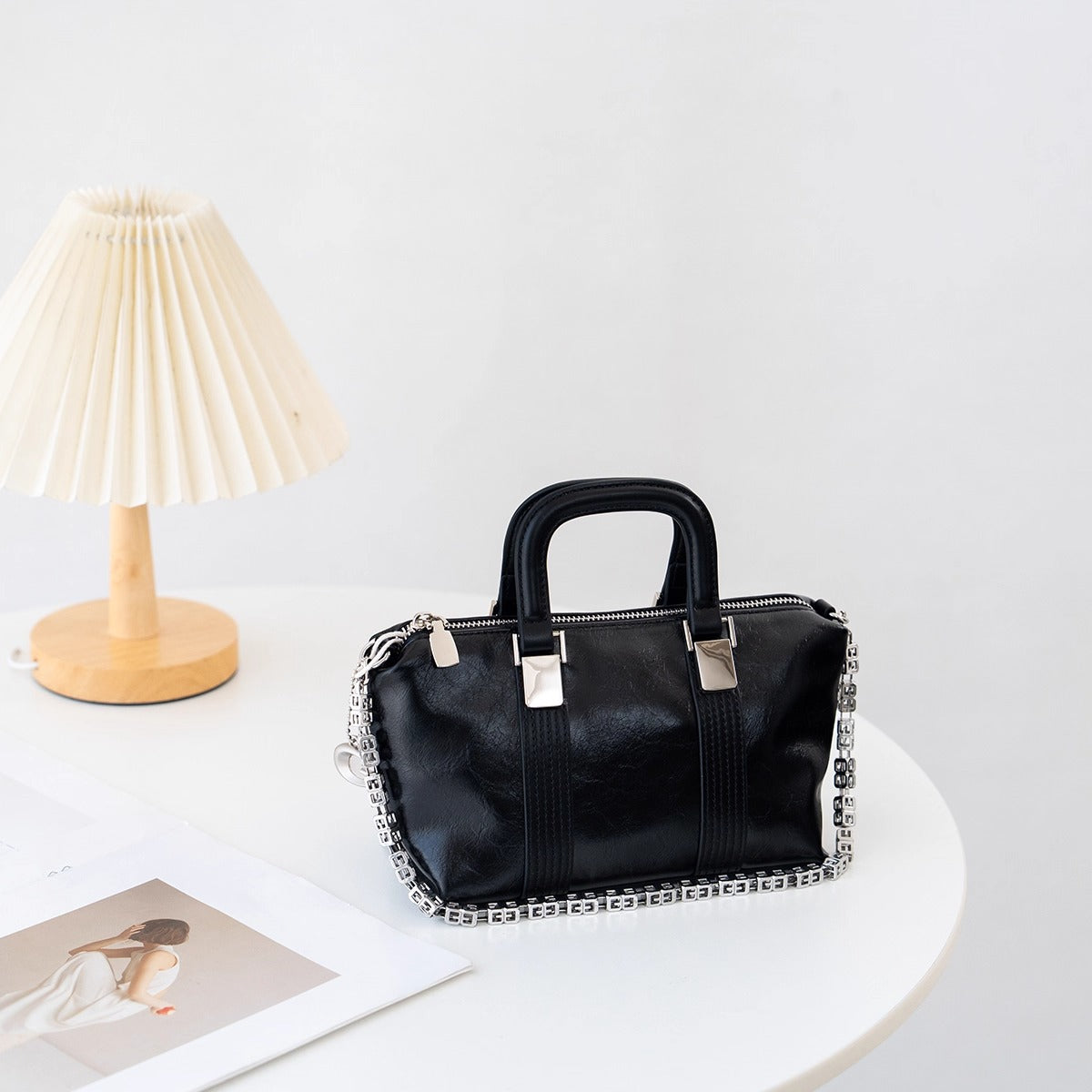 Elegant Statement: Premium Leather Handbag