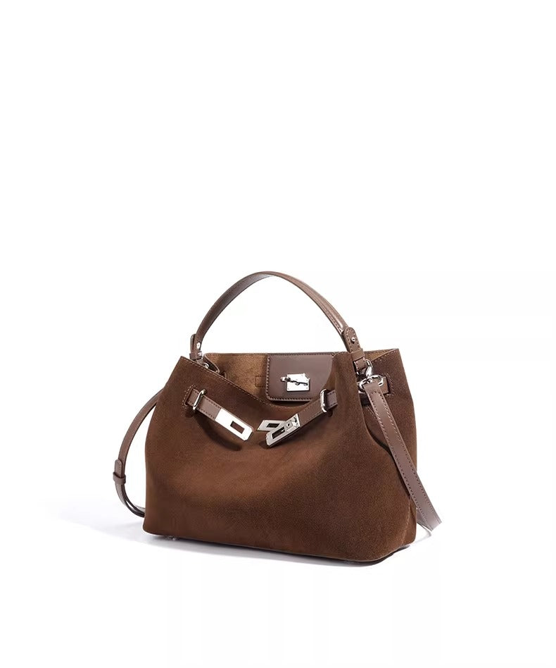 Velora Suede Elegance Bag