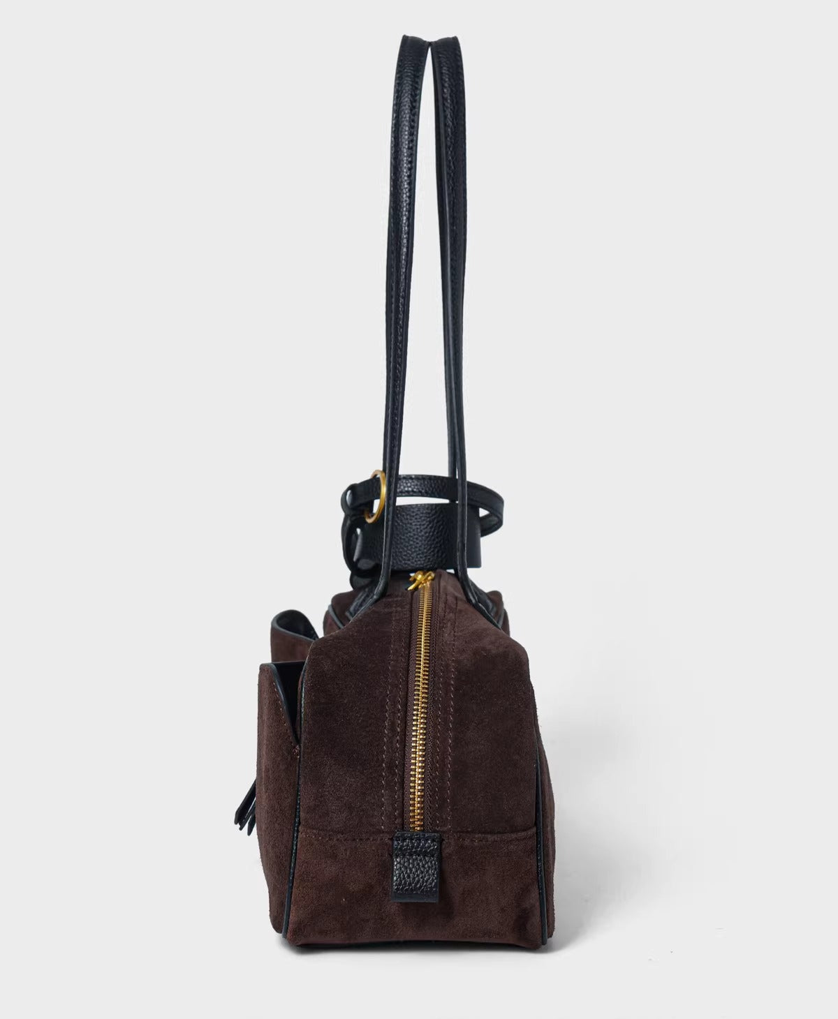 Siena Suede & Leather Shoulder Bag