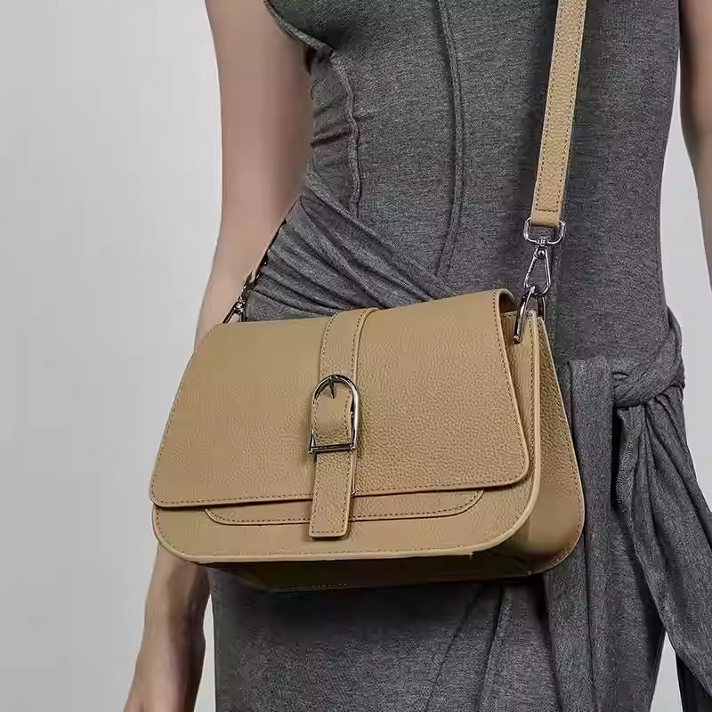 LÉCLAT – Premium Genuine Leather Bag with Timeless Structure. Women’s shoulder bag