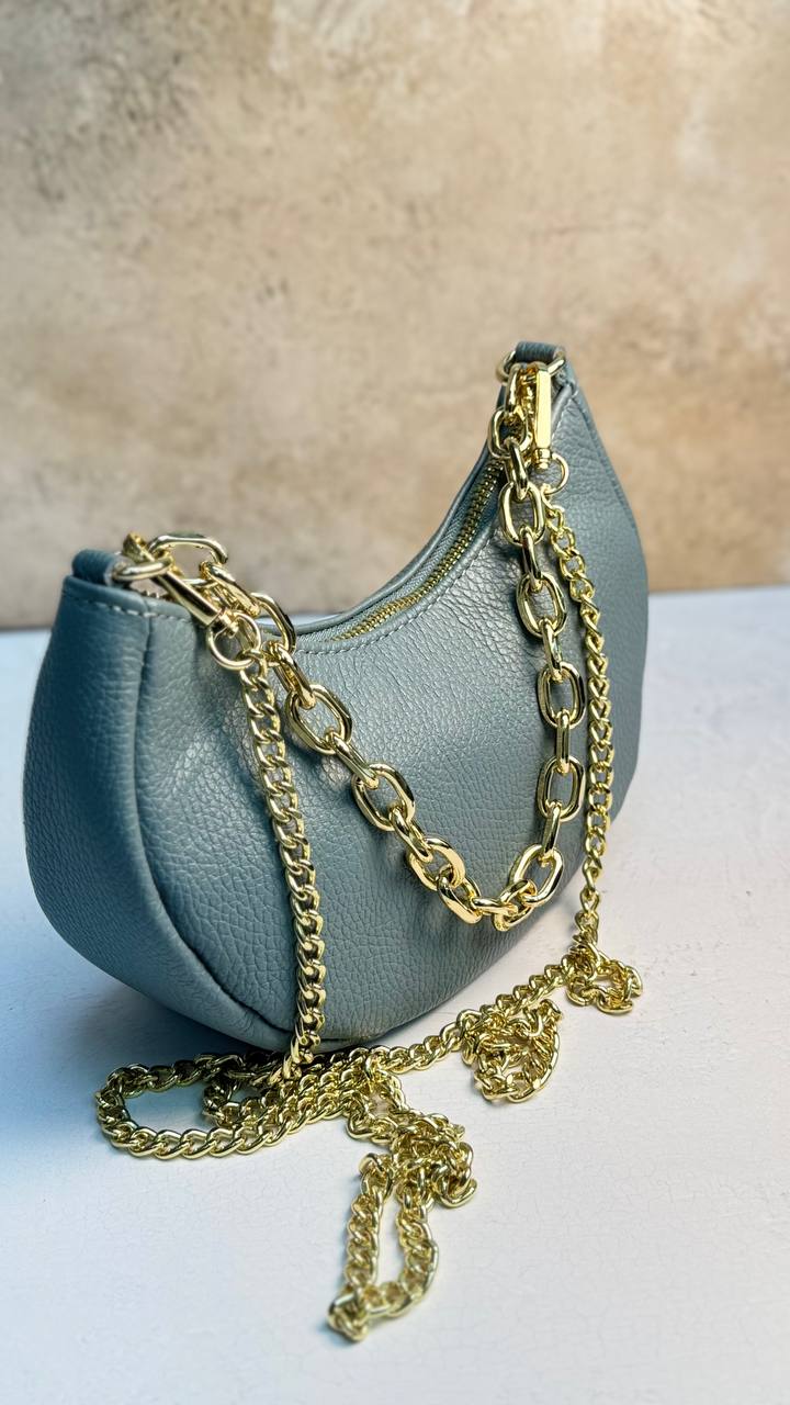 “Graceful Chain” - Genuine Leather Bag