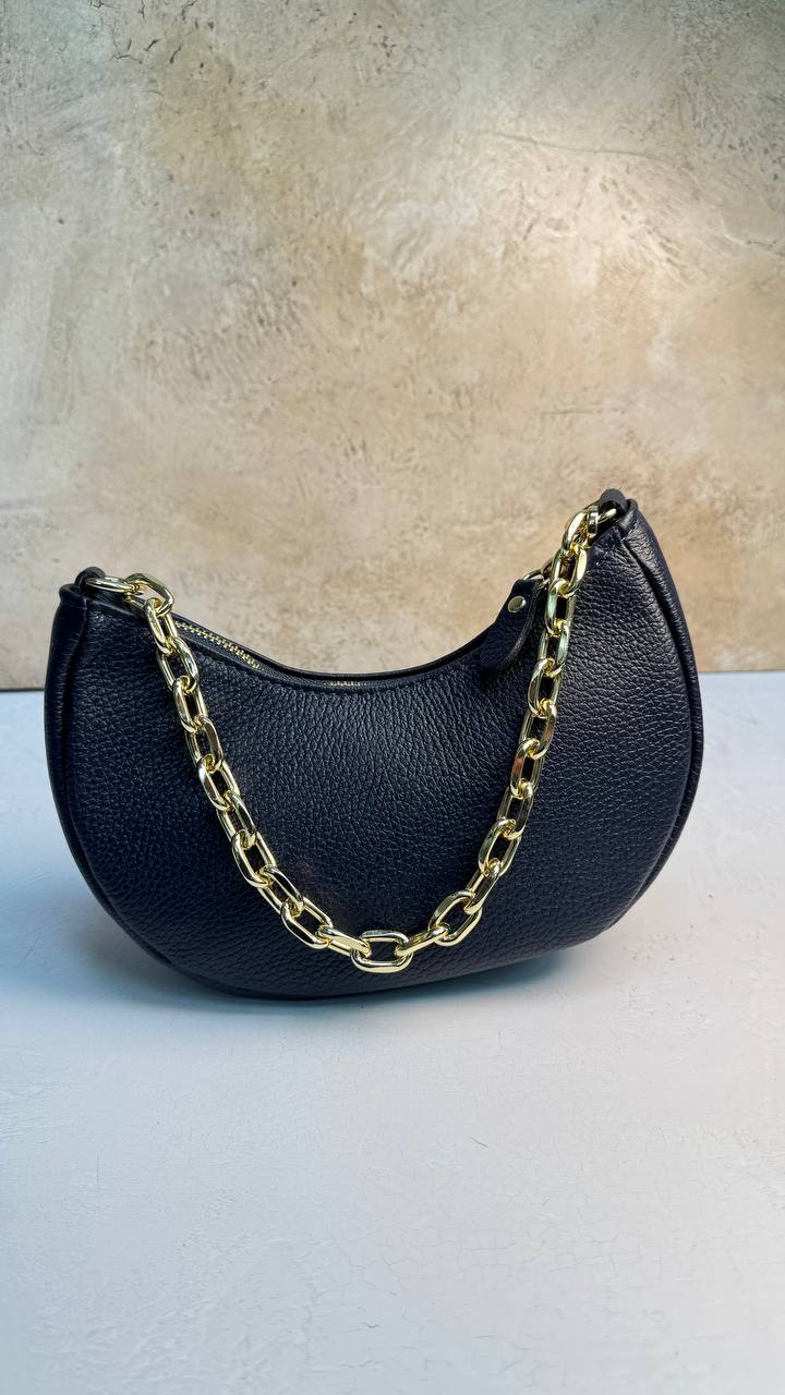 “Graceful Chain” - Genuine Leather Bag