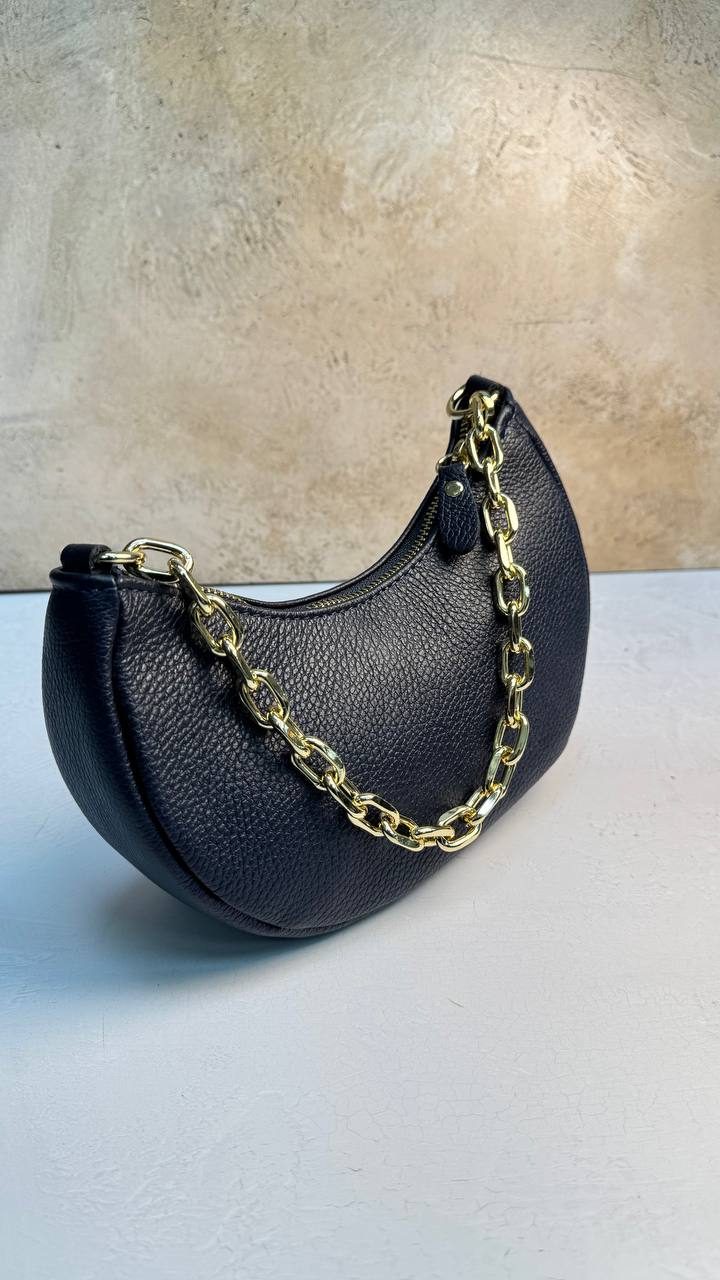 “Graceful Chain” - Genuine Leather Bag