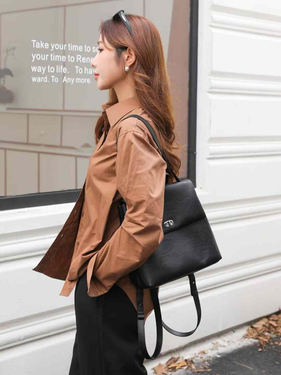 Timeless Leather Backpack Urban Elegance