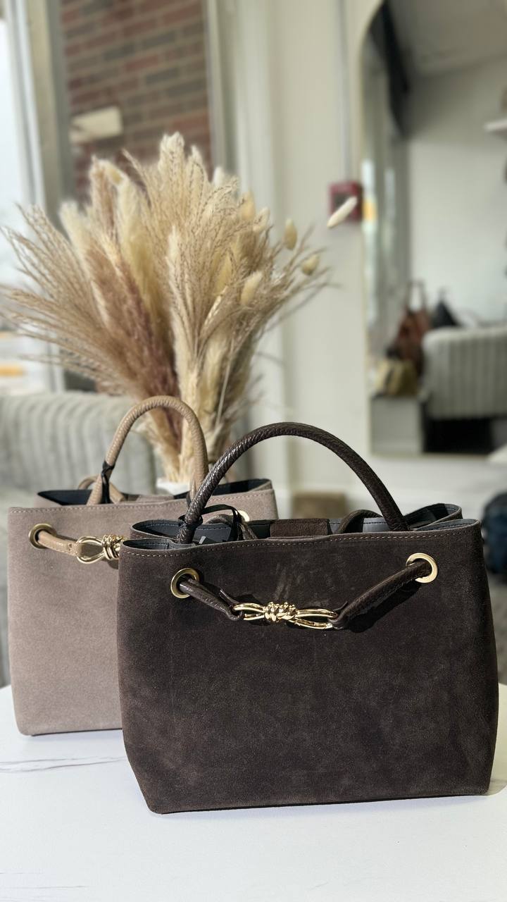 Bellissima Suede Bag – Italian Elegance in Every Detail