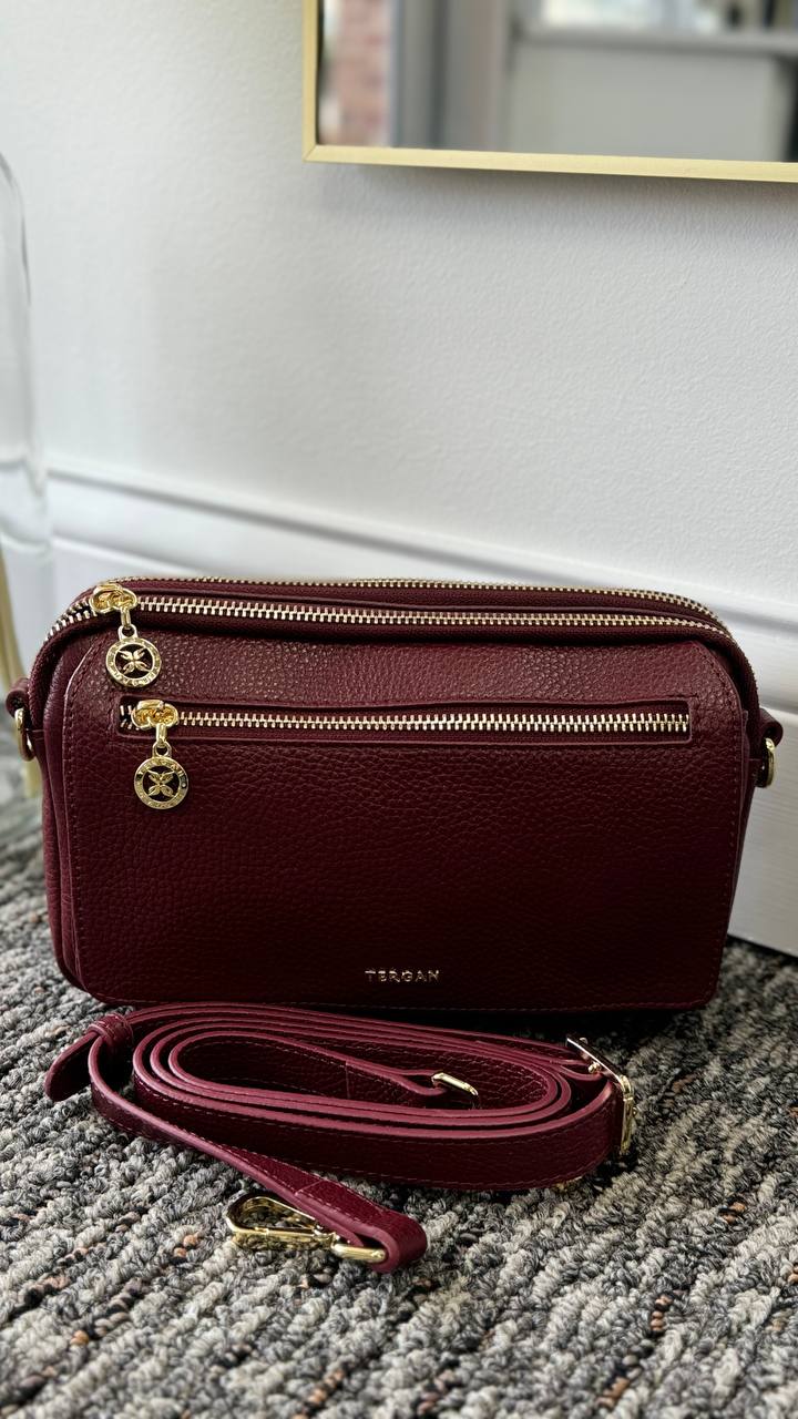 TERGAN Crossbody Bag – Timeless Elegance in Premium Leather✨