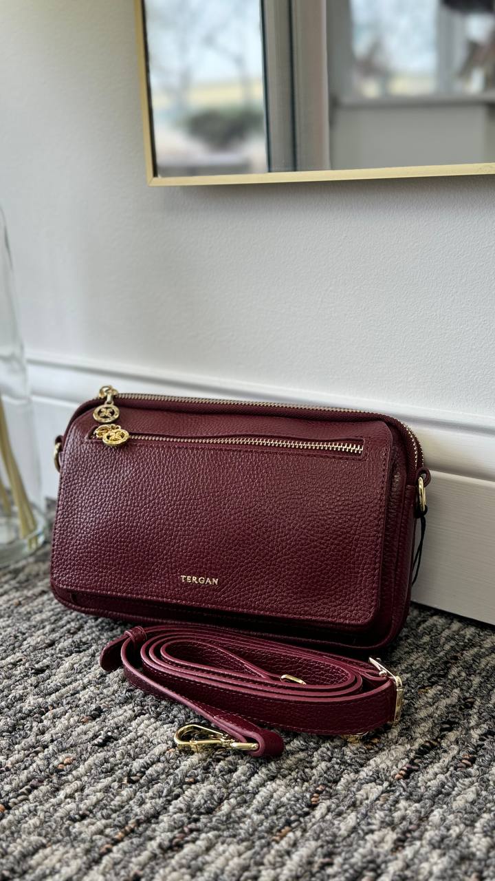 TERGAN Crossbody Bag – Timeless Elegance in Premium Leather✨