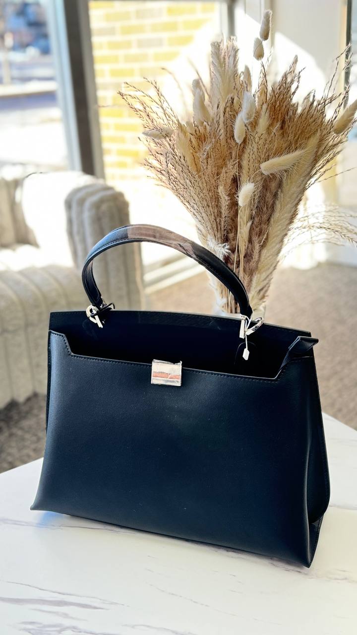“Executive Chic” — Genuine Leather Bag