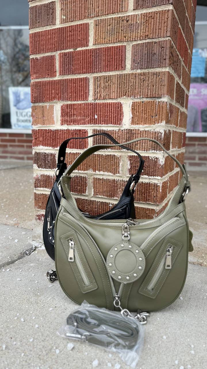 Urban Rebel Bag – Bold Style in Genuine Leather with a Chic Top Handle