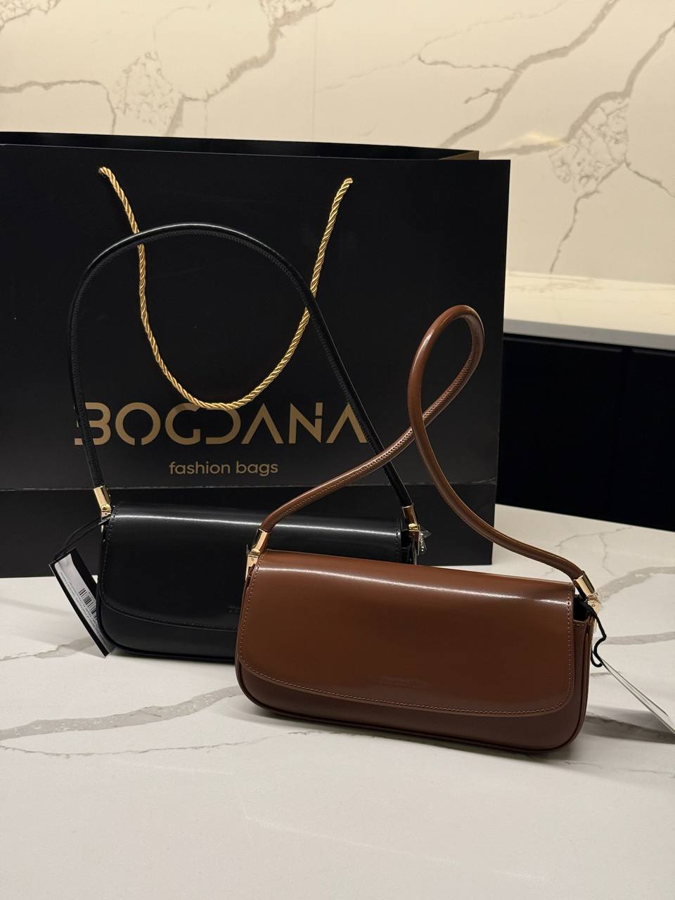 Elegant Bag Made of High-Quality Genuine Leather
