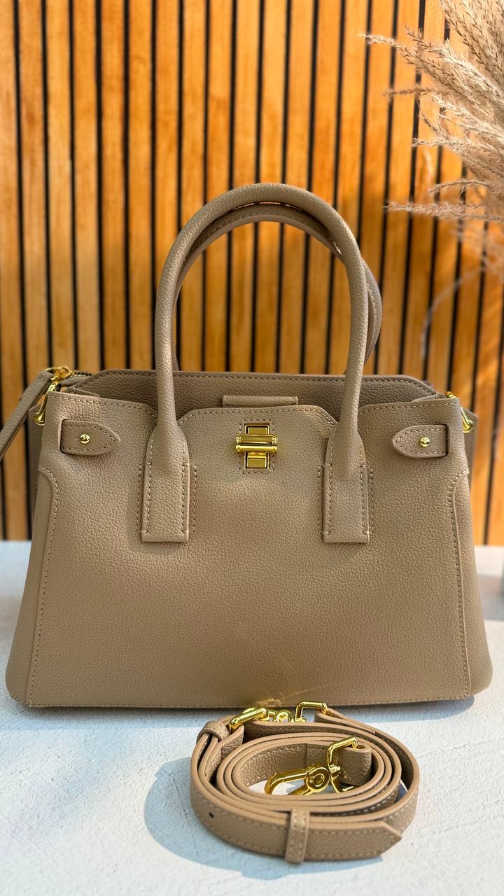 LuxeCraft – Genuine Leather Top Handle Bag