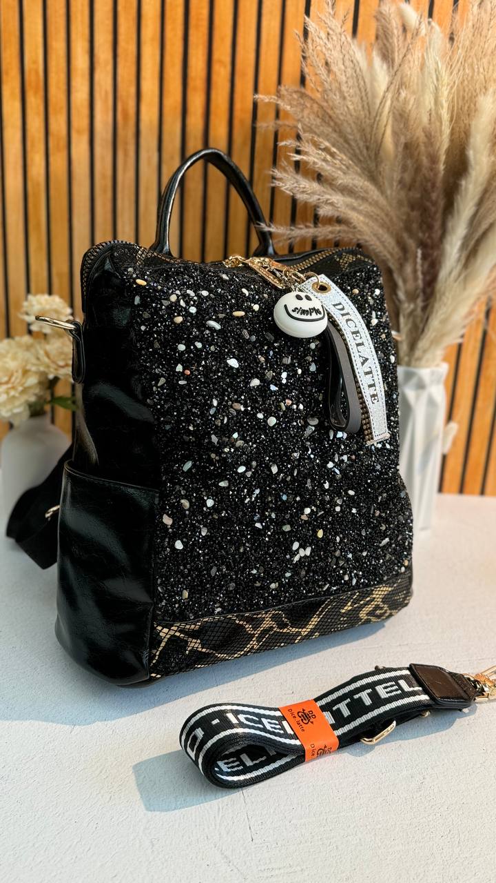 Luxurious Leather Backpack Bag