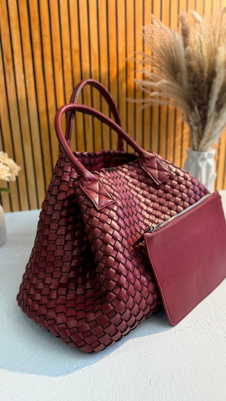Shopper Luxe – Stylish Women Bag with Cosmetic Pouch