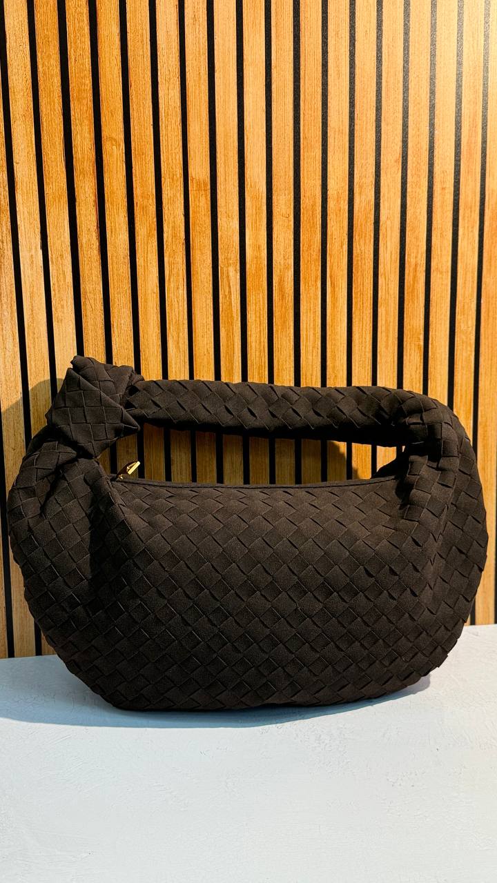 Suede Luxe Top Handle Bag – Stylish PU Suede Handbag