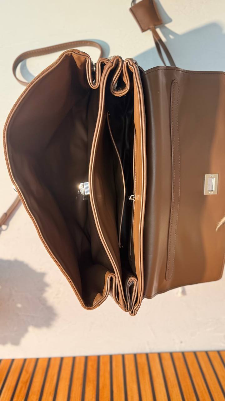 Luxury Suede  Leather Bag “Elite Heritage”