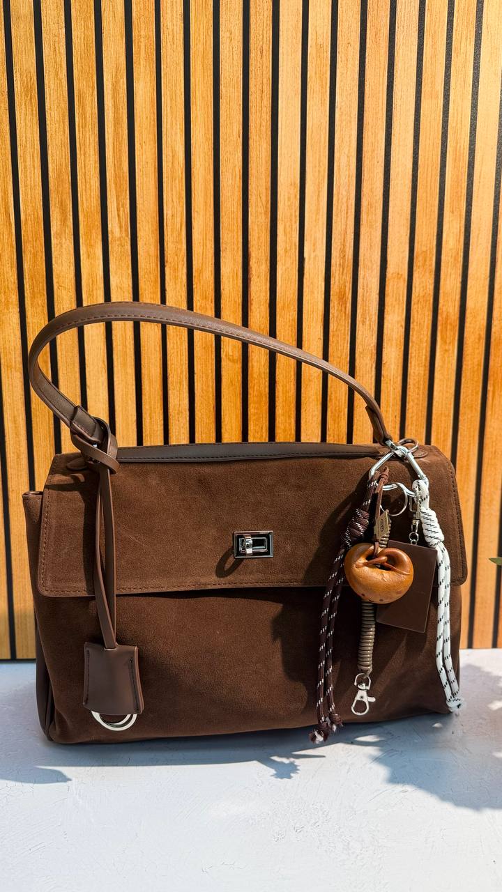 Luxury Suede  Leather Bag “Elite Heritage”