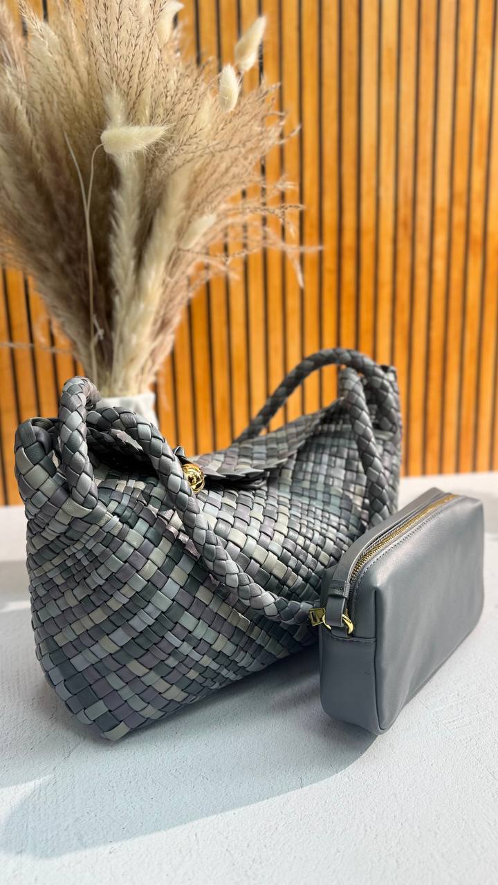 Luna Weave – A Genuine Leather Woven Bag for True Style Enthusiasts