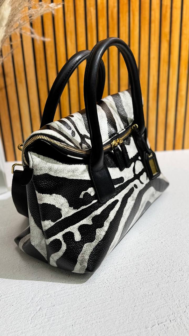 BLACK ZEBRA Bag – A Statement of Style