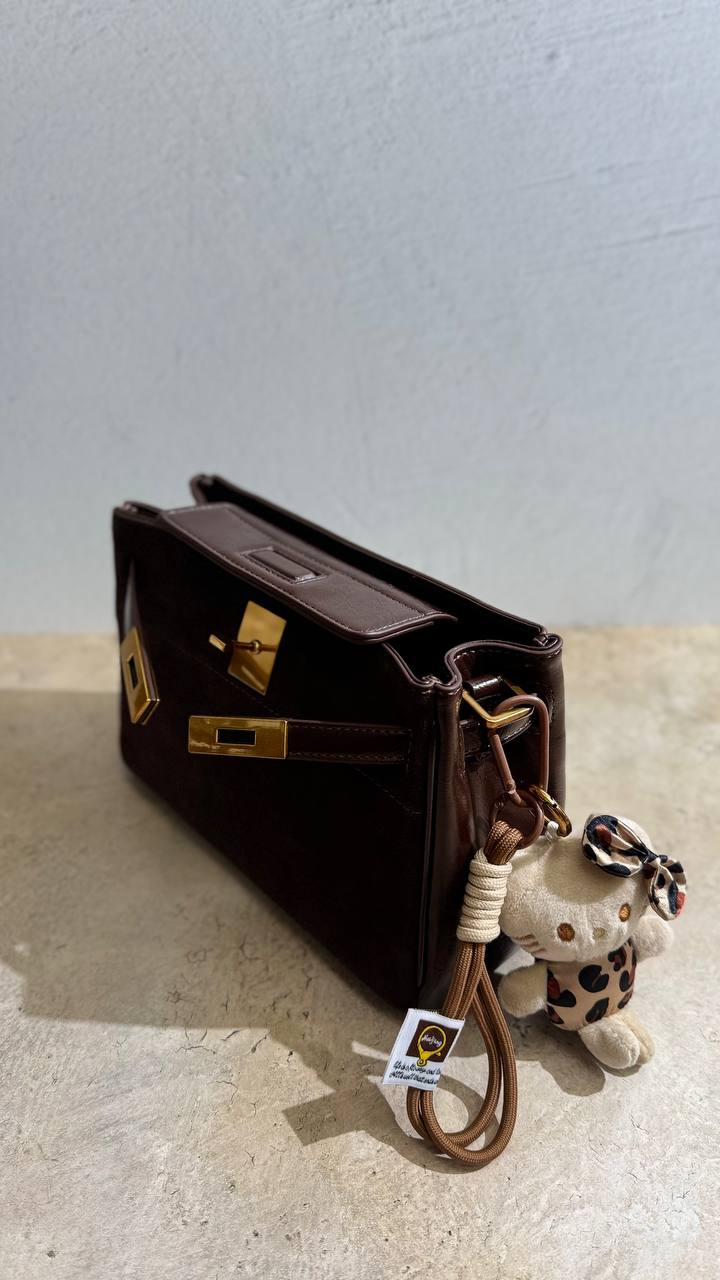 Luxury Elegance Suede & Leather Handbag