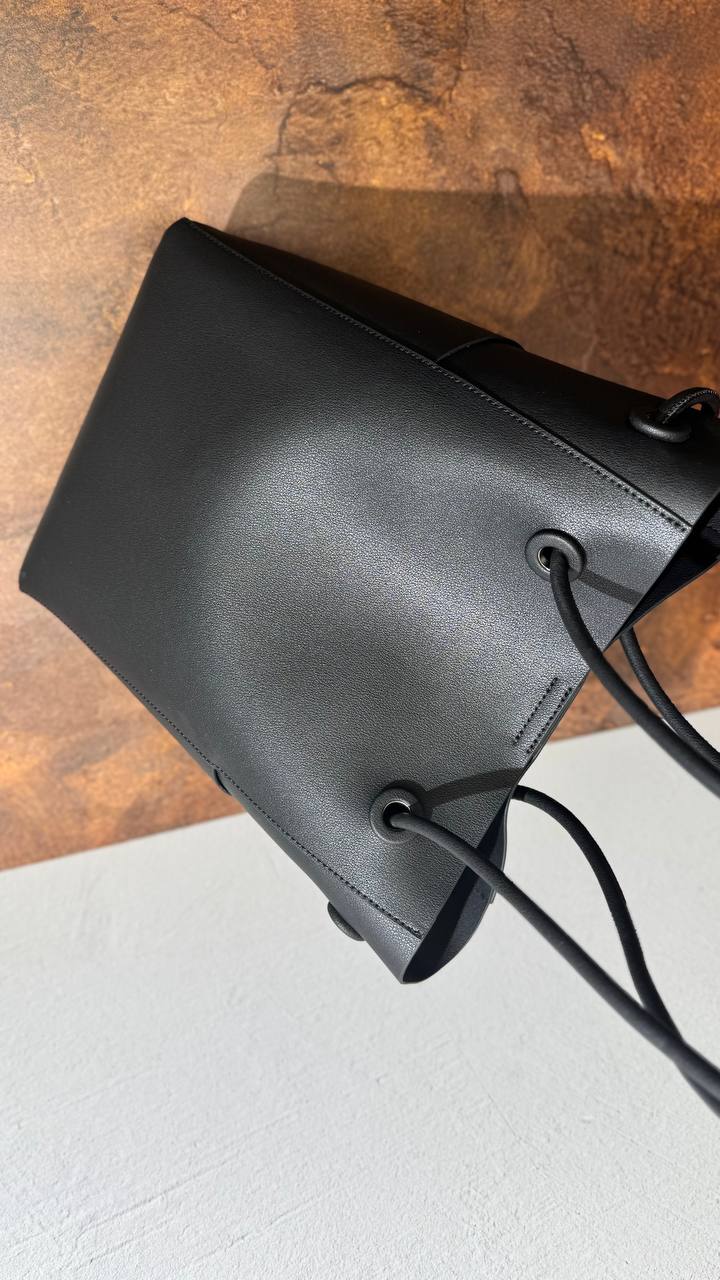 Luna Tote – Genuine Leather Bag with Removable Pouch