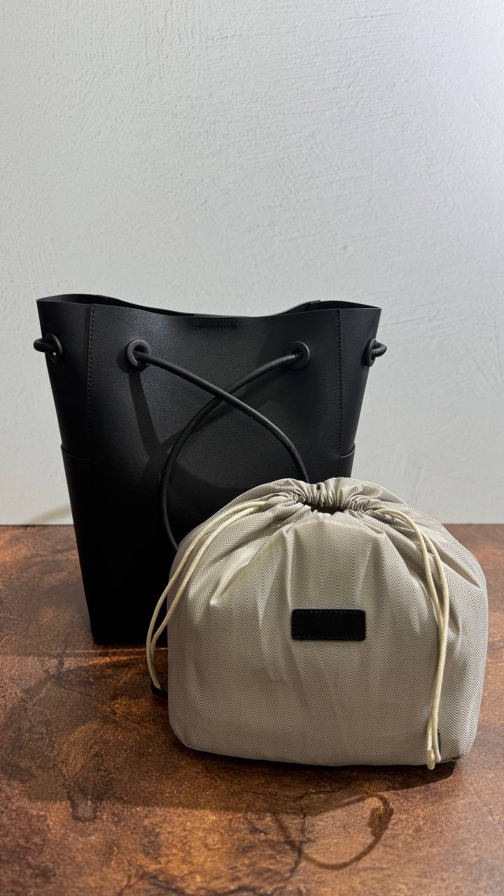Luna Tote – Genuine Leather Bag with Removable Pouch