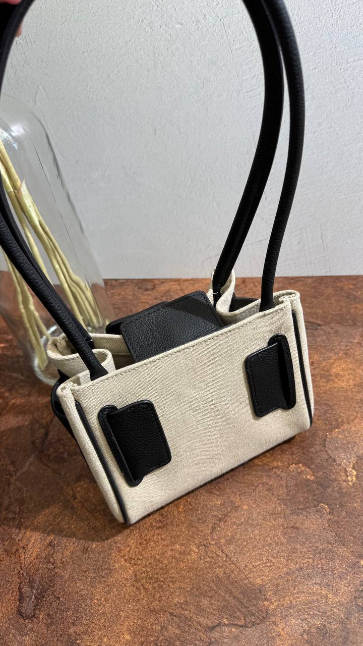MAISON — Canvas & Leather Icon Handbag