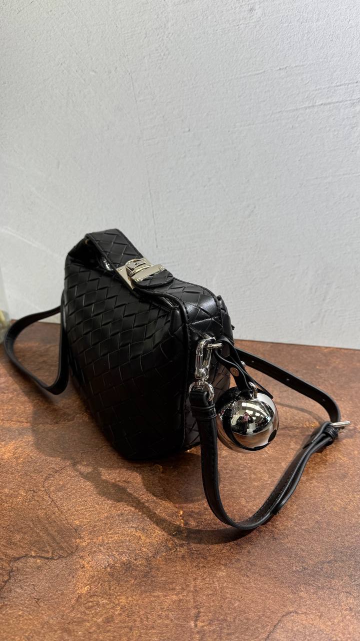 Iconic Texture | Genuine Leather Bag with Signature Weave