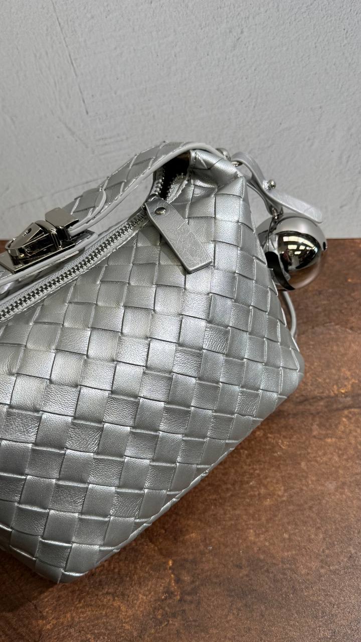 Iconic Texture | Genuine Leather Bag with Signature Weave