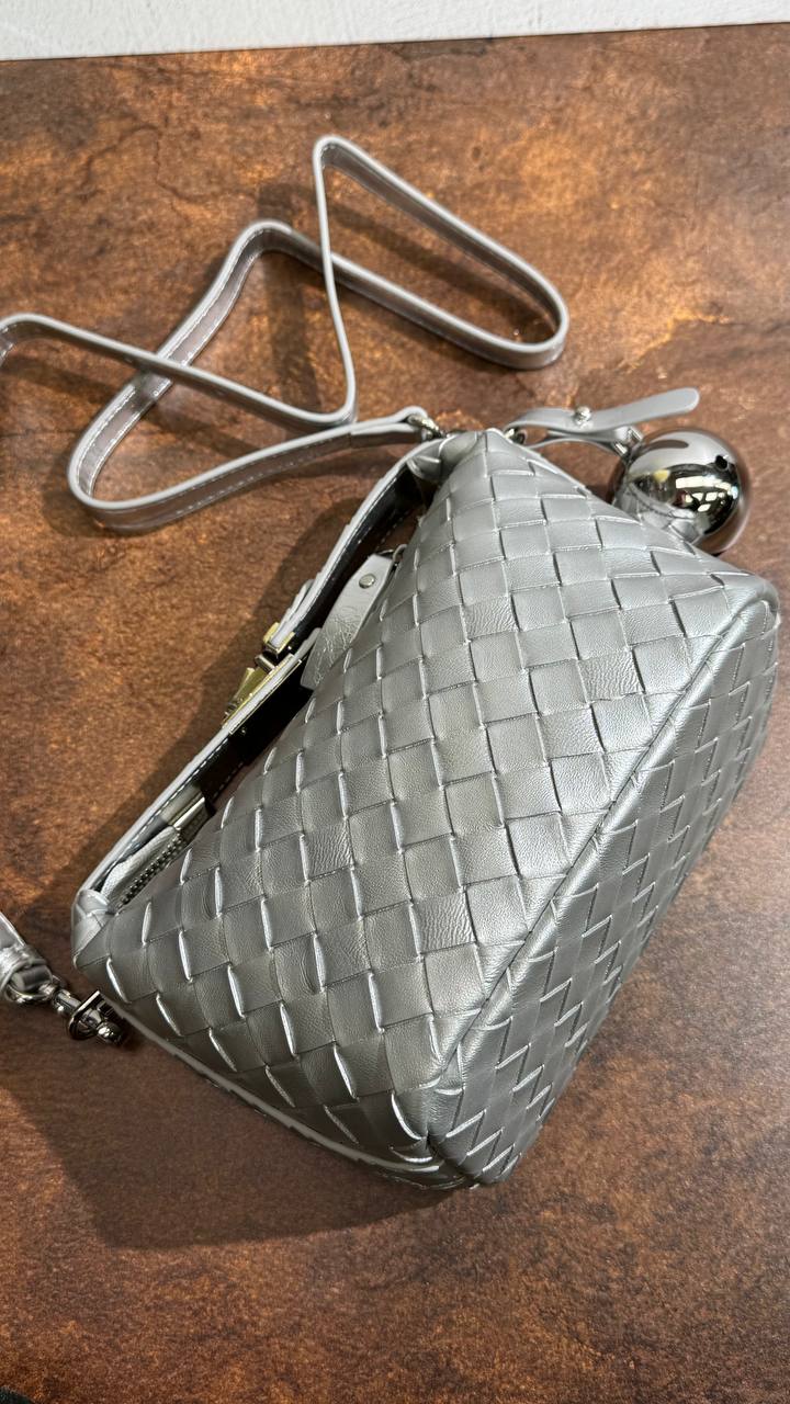 Iconic Texture | Genuine Leather Bag with Signature Weave