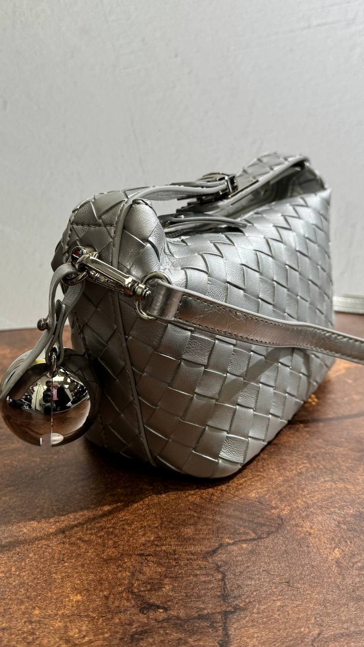 Iconic Texture | Genuine Leather Bag with Signature Weave