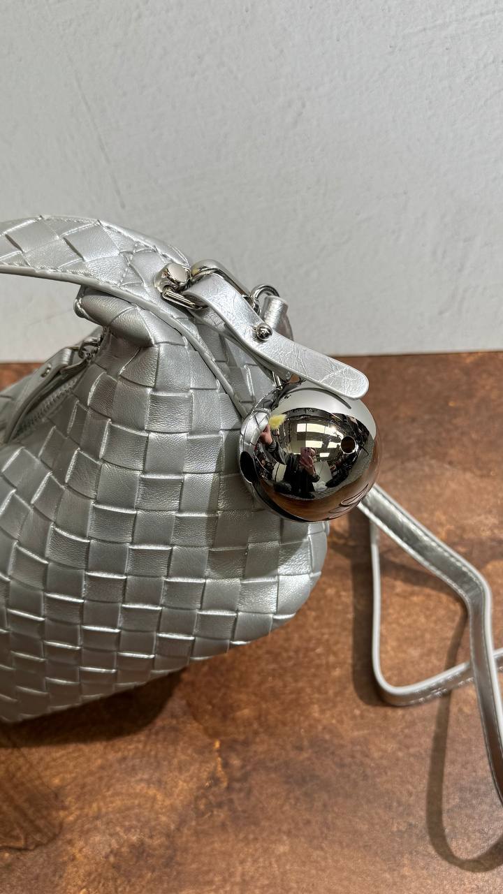 Iconic Texture | Genuine Leather Bag with Signature Weave