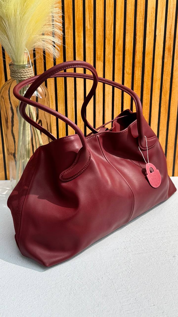 La Forma — Genuine Leather & Suede Soft Tote Bag