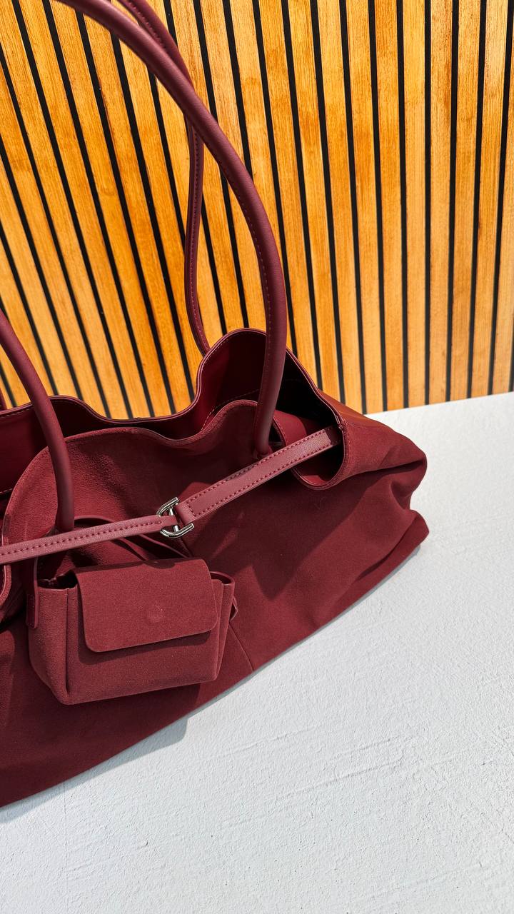La Forma — Genuine Leather & Suede Soft Tote Bag