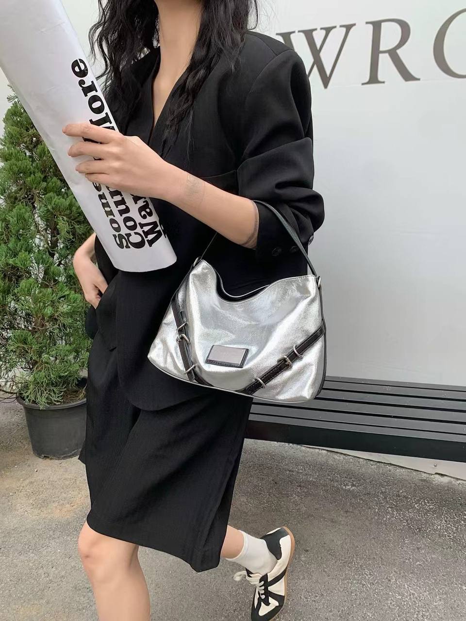 Lustro Luxe — Genuine Leather Bag with Adjustable Strap