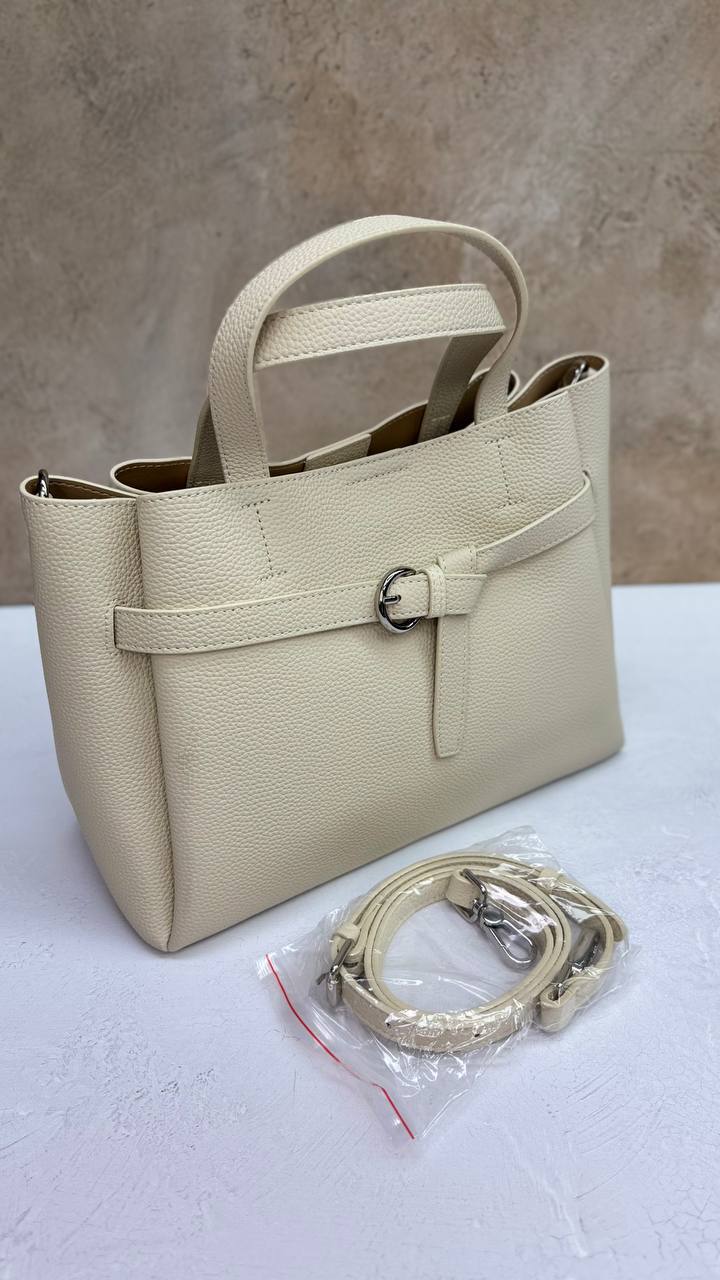 Urban Luxe Tote — Grain Leather Elegance &amp; Everyday Functionality