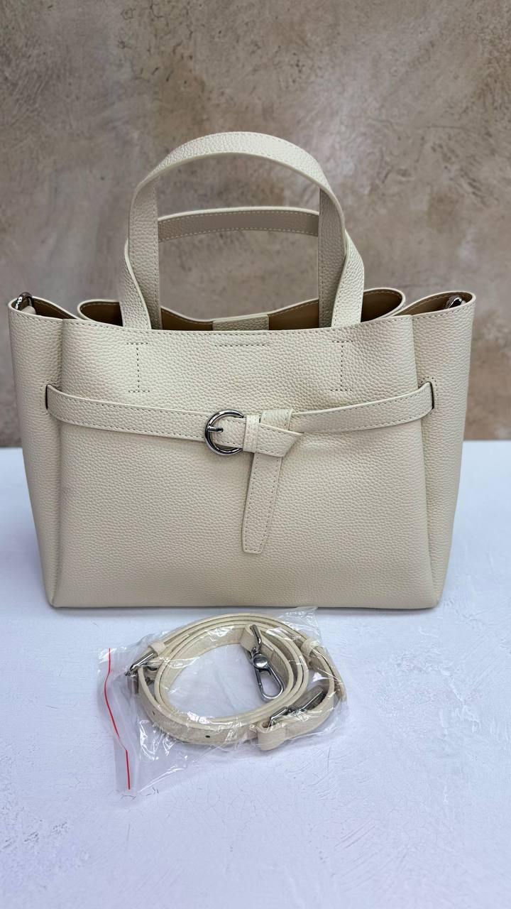 Urban Luxe Tote — Grain Leather Elegance &amp; Everyday Functionality