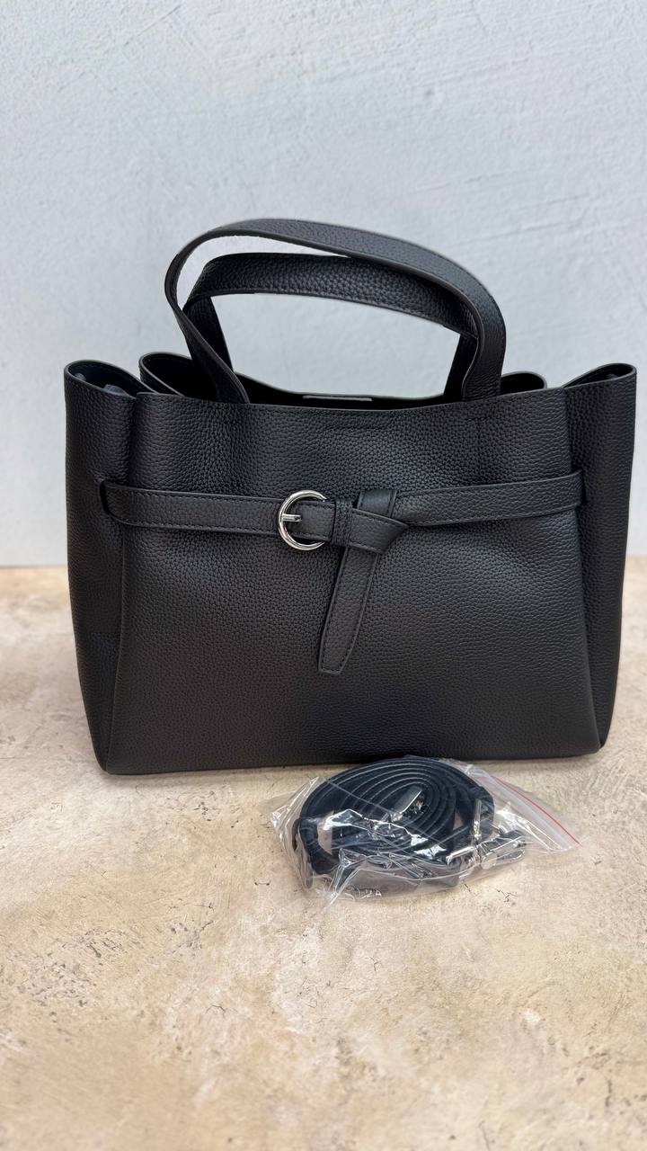 Urban Luxe Tote — Grain Leather Elegance &amp; Everyday Functionality