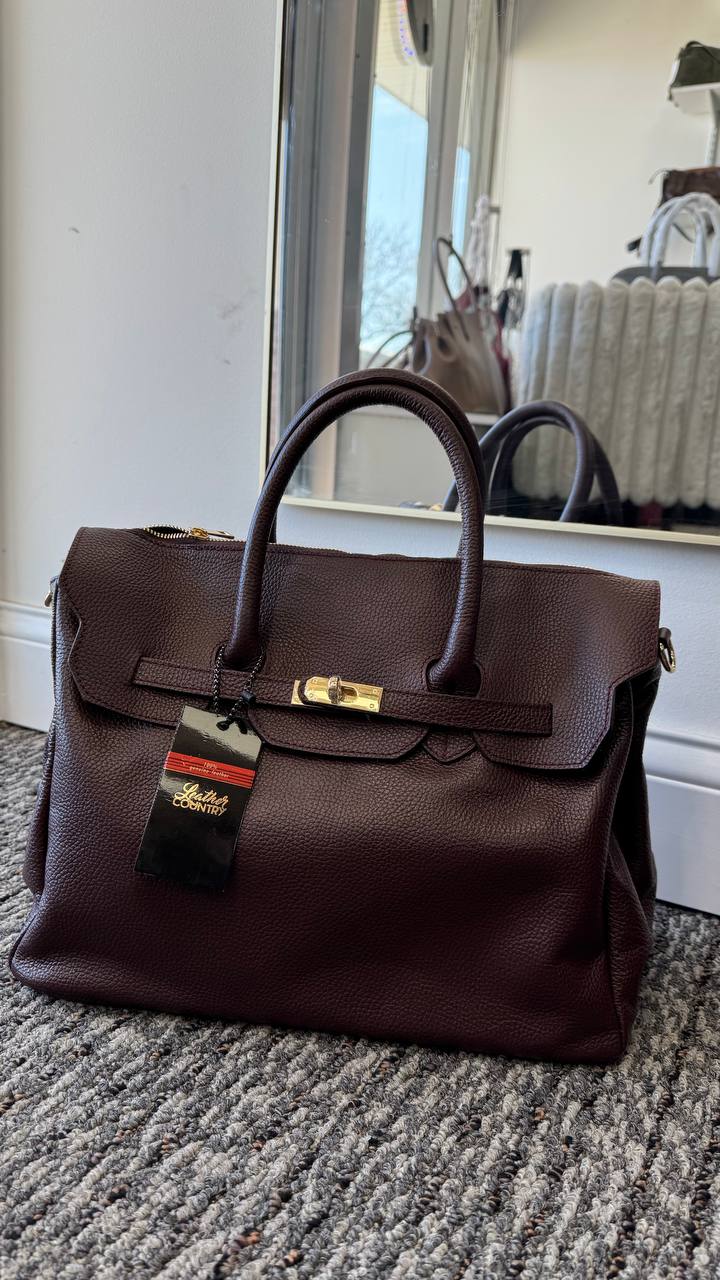 Milano Grande – Italian Leather Bag with Strap