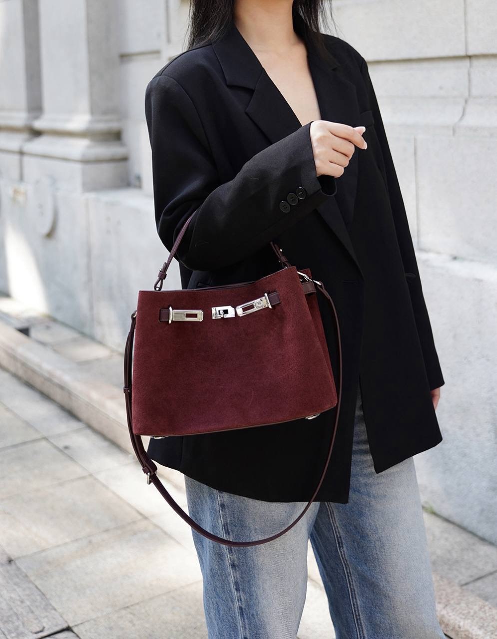 Velora Suede Elegance Bag